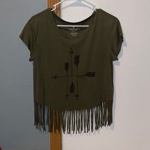 AE fringe tee